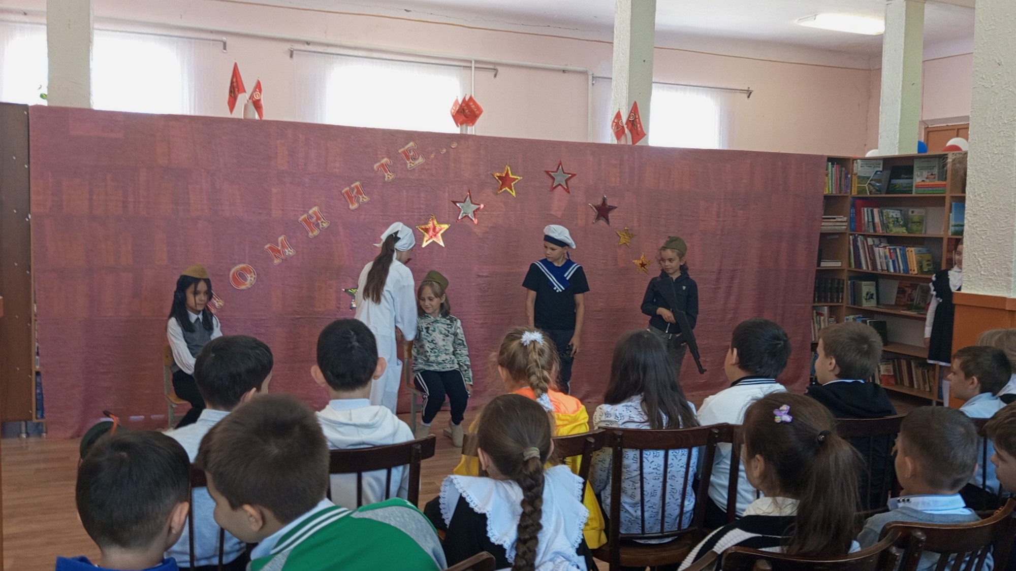 Фото 3. 07.05.2024 Литературно музыкальная композиция Памяти павших будем достойны. ДБ