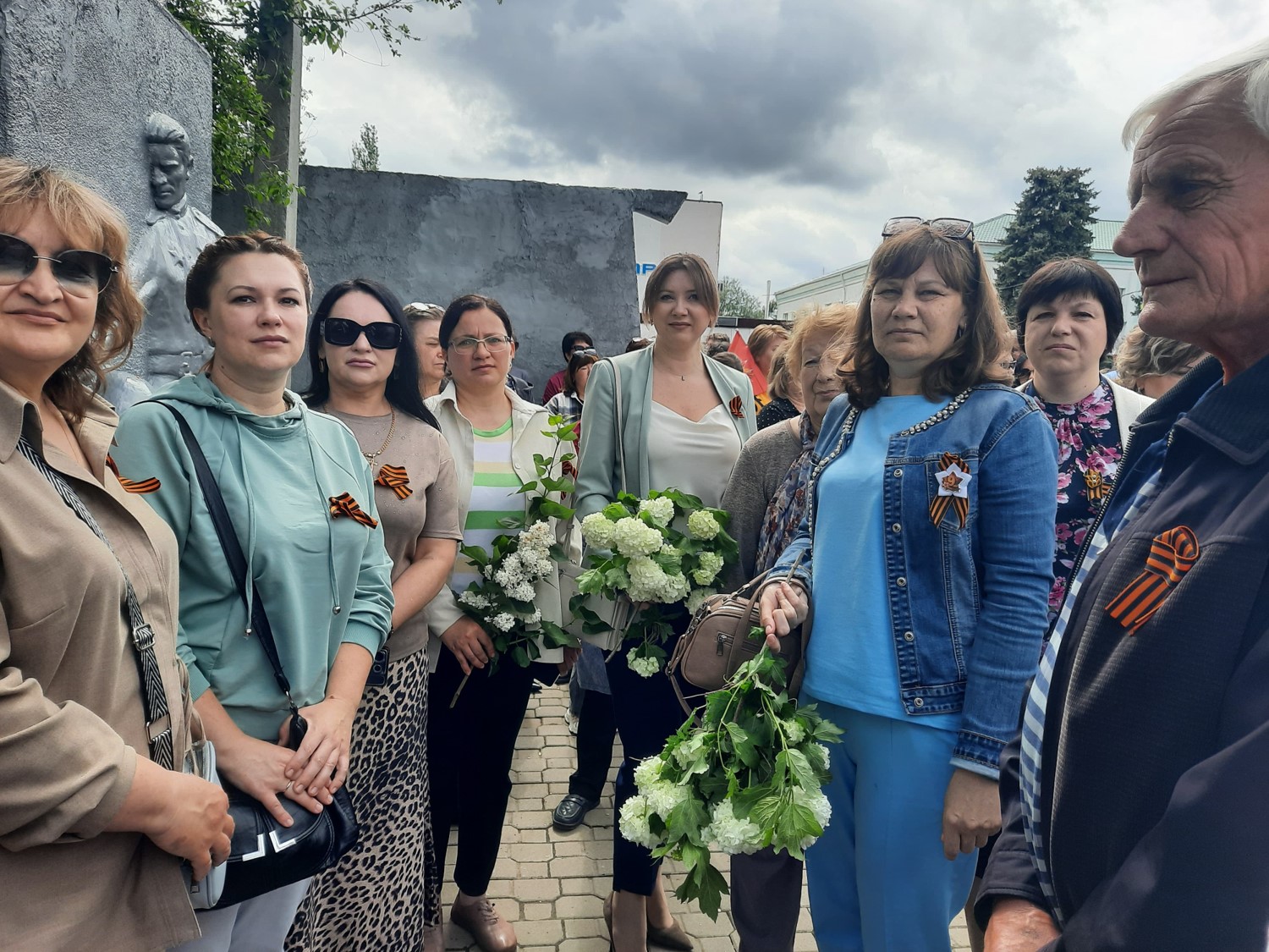 Фото. 09.05.2025 Участие в районном митинге. ЦБ