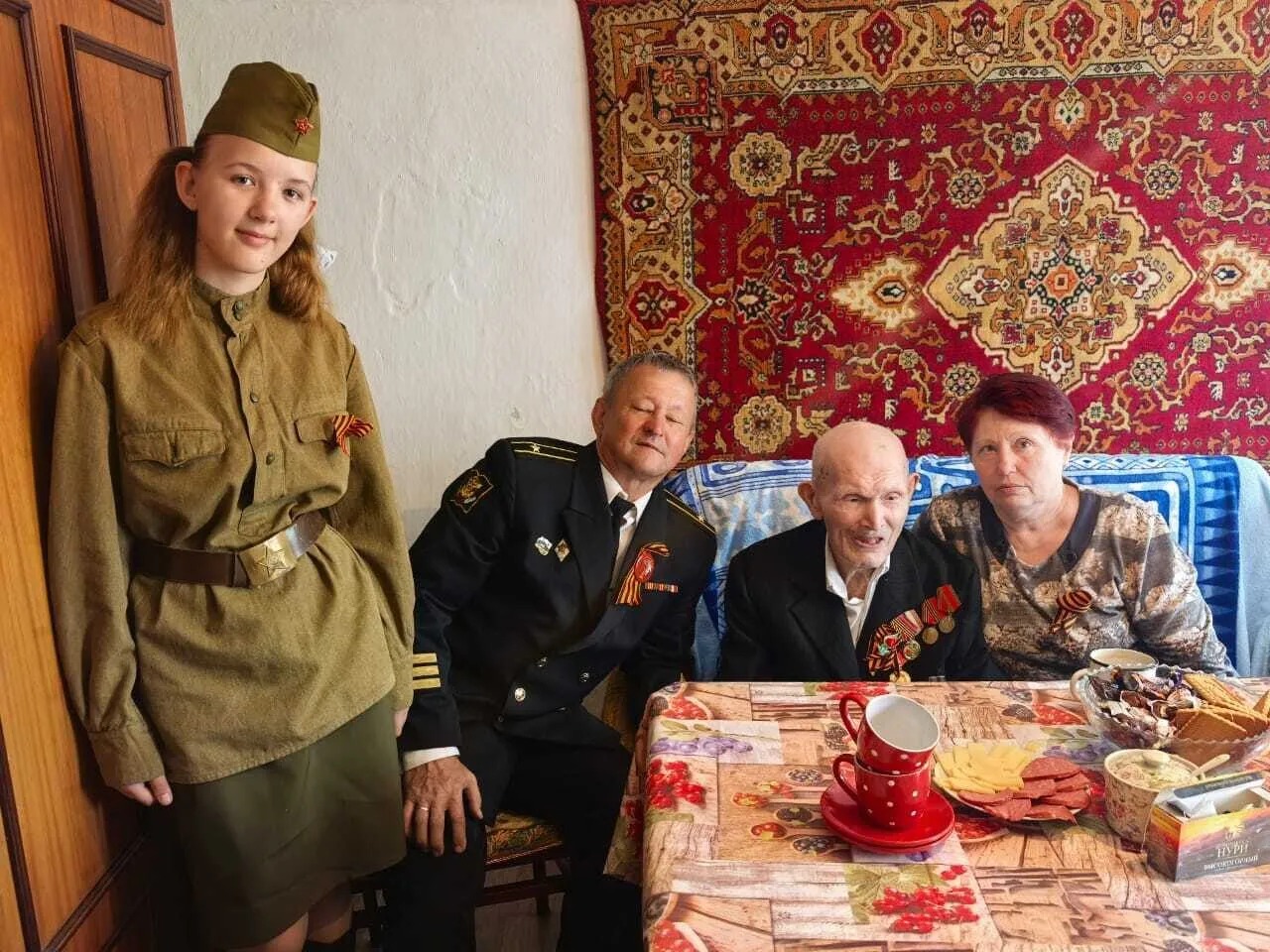 Фото 1 08.05.2025 Визит почета Герои живут среди нас в Кутейниковском отделе