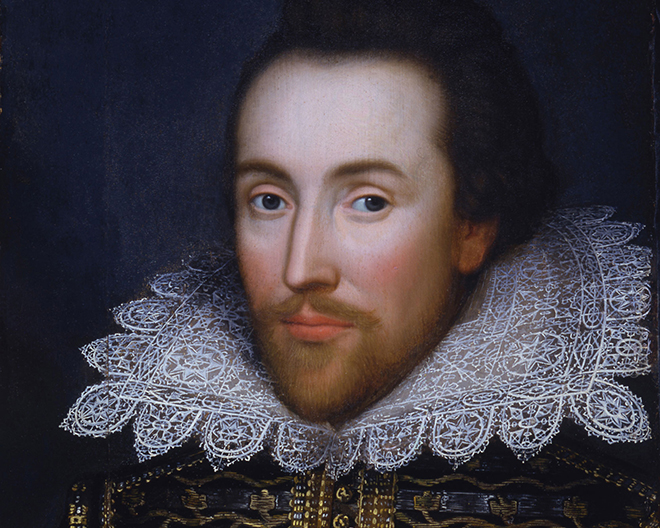 3 Уильям Шекспир. Единственный сохранившийся прижизненный портрет